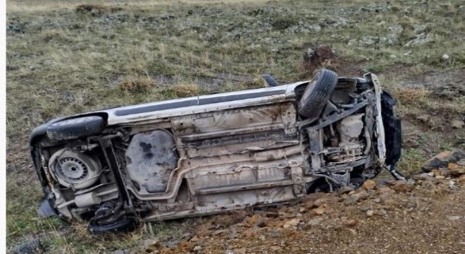 Aşkale yolunda trafik kazası: 2 yaralı