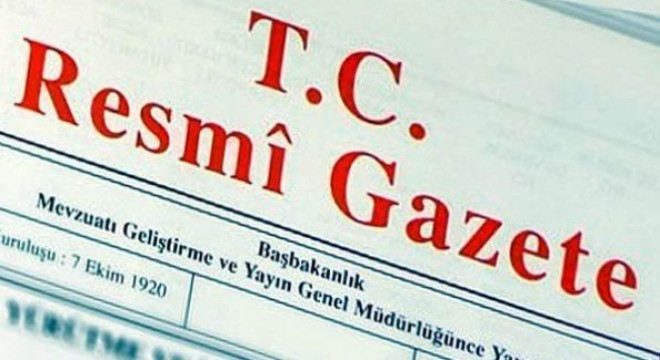 Atamalar Resmi Gazete’de