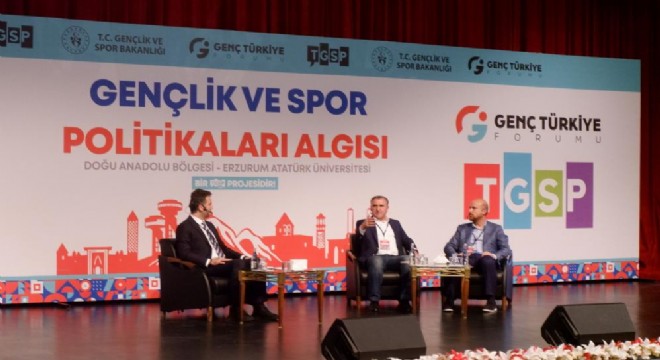 Erdoğan ve Bak Erzurumlu Gençlere seslendi
