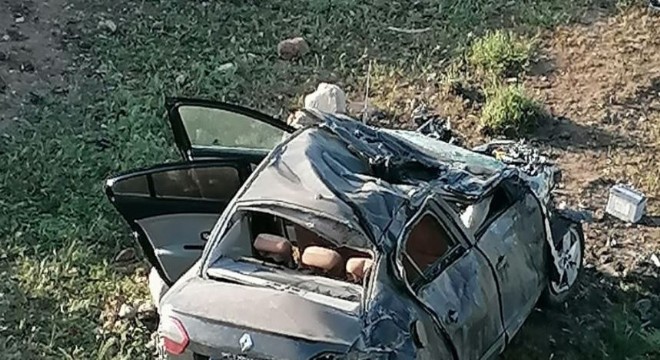 Bingöl yolunda trafik kazası: 1 ölü, 1 yaralı