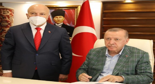 Büyükşehir Cumhurbaşkanı Erdoğan’ı ağırladı