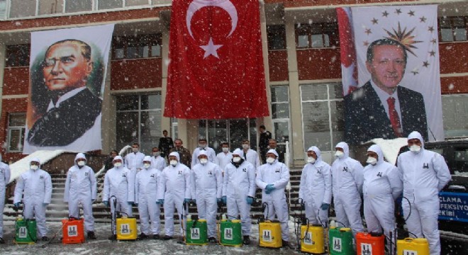 Büyükşehir Dezenfekte Timleri işbaşında