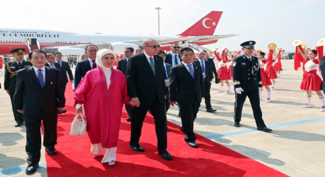 Cumhurbaşkanı Erdoğan Çin’de