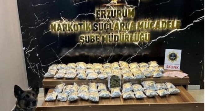 Erzurum’da uyuşturucu operasyonu: 1 tutuklama