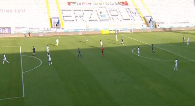 Erzurumspor beraberlikte zirvede!: 1 - 1