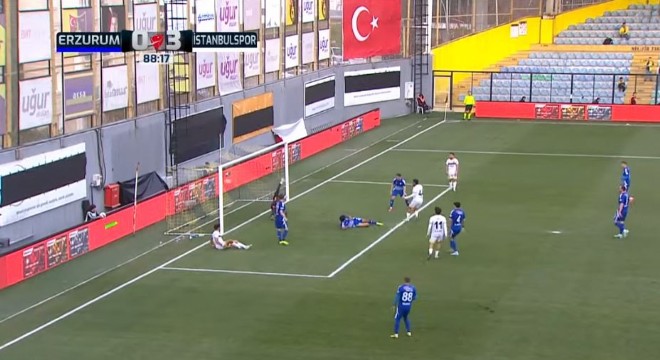 Erzurumspor kupaya veda etti: 0 - 3