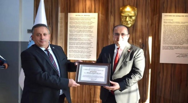 Kaymakam Kurt'a duygusal veda