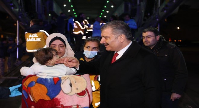 Koca:  Toplam 182 hasta Türkiye’ye getirildi 