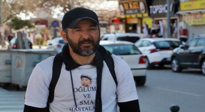 Oğlu için yürüyerek Türkiye’yi dolaşıyor