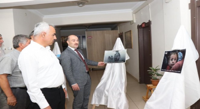 Oltu’da 'Gazze’de Çocuk Olmak' resim sergisi