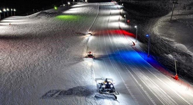 Palandöken de renkli görüntüler