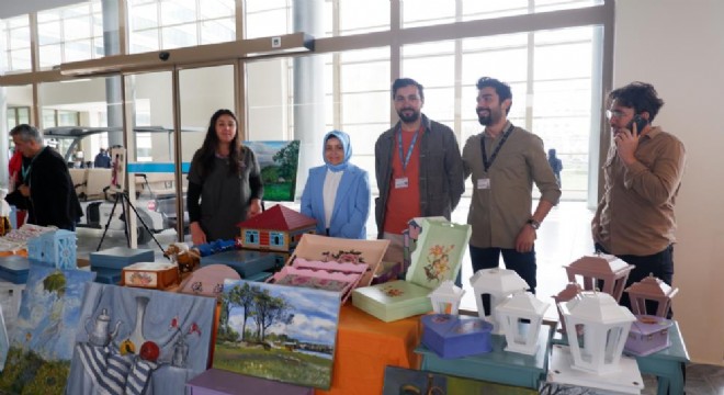 Şehir Hastanesi TRSM’de el sanatları sergisi açıldı