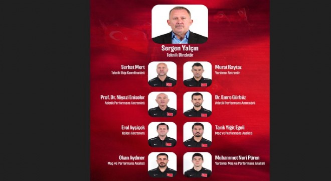 Sergen Yalçın ın teknik ekibi belli oldu