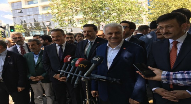 TBMM Başkanı Yıldırım:  Bize tehdit sökmez 