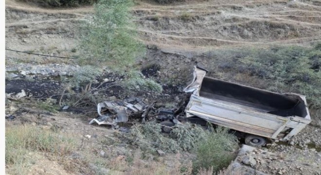 Tortum Yukarı Sivri de kaza: 1 yaralı