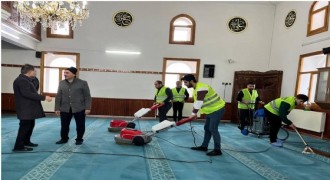 Yakutiye'de camiler Ramazan'a hazırlanıyor