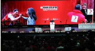 Erdoğan Türk Kızılay Genel Kurulu’na seslendi
