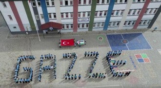 Ortaokul öğrencilerinden Gazze'ye destek