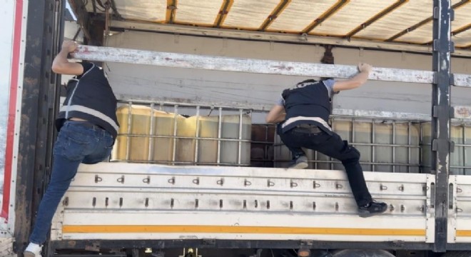 9 bin litre kaçak akaryakıt ele geçirildi