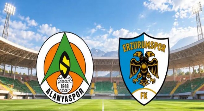 Alanyaspor: 0 - Erzurumspor FK: 0 (İlk yarı)