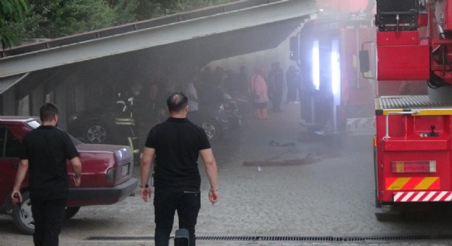 Erzurum Adliyesi’nde yangın