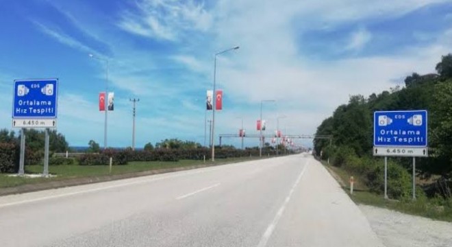 Erzurum'da ortalama hız ihlal tespit sistemi kuruluyor