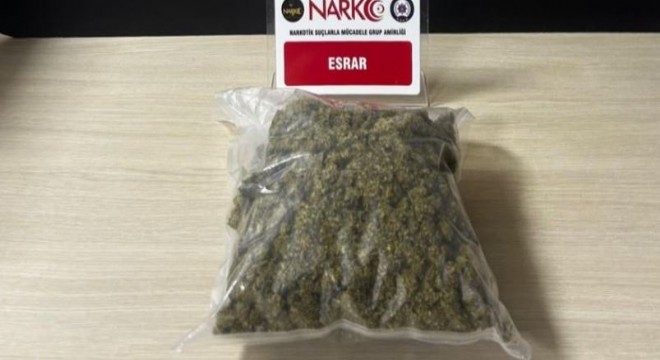 Erzurum'da uyuşturucu operasyonu