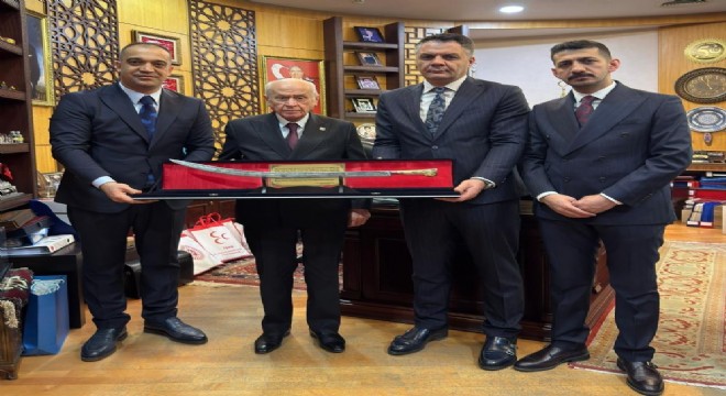 MHP Erzurum İl Teşkilatından Bahçeli ye ziyaret