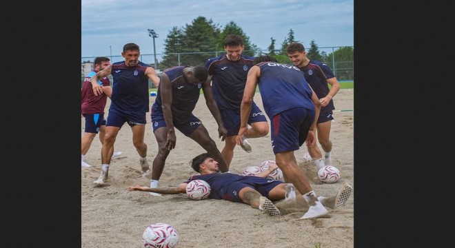 Trabzonspor kumda çalıştı