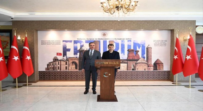Vali Baruş, Şahin'i ağırladı