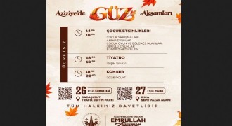 Aziziye’de Güz Akşamları başlıyor